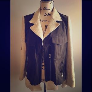 Zara Colorblock Utility Jacket - Size M